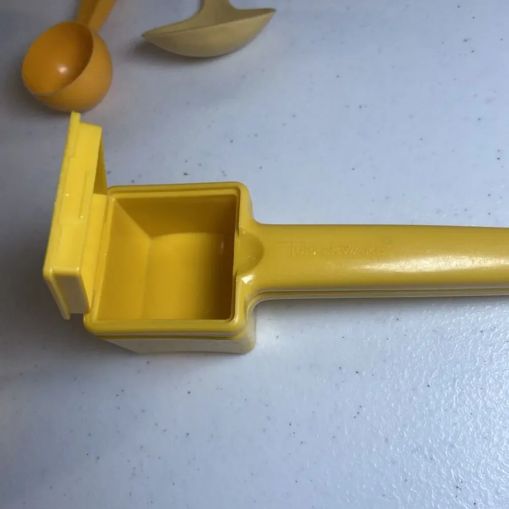 Vintage Tupperware Mixed Lot Yellow Orange Kitchen Tools Read Description